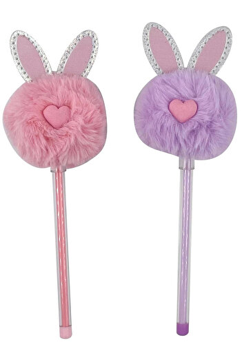 Miniso İlkbahar Koleksiyonu Ponponlu Tavşan Tükenmez Kalem