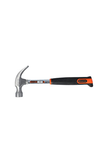 Tactix Non-Slip Firm Grip Tubular Handle Claw Hammer 16oz