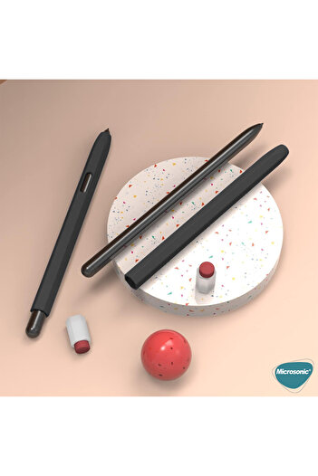 Microsonic Samsung Galaxy Tab S Pen Kılıf Retro Style Mat Silikon Sarı
