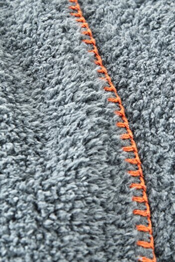 Karaca Home Home Faye Petrol Double Sherpa Blanket