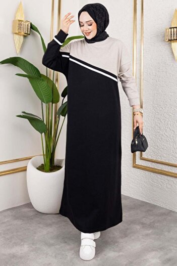 ORCHID Şerit Detaylı Spor Elbise