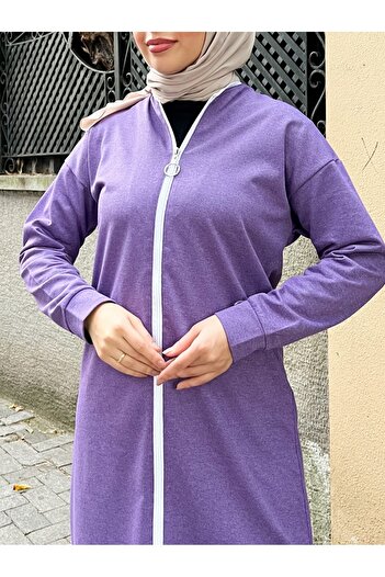 Modamorfo Purple Collar Piping Zippered Two Thread Pen Set