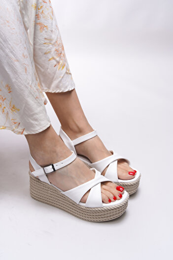Riccon Isolyaries Women's Sandals 0012503   White