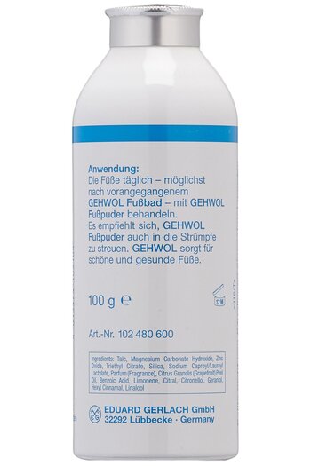 Gehwol Foot Powder 100g - Anti Fungal - Ideal for preventing Atheltes Foot