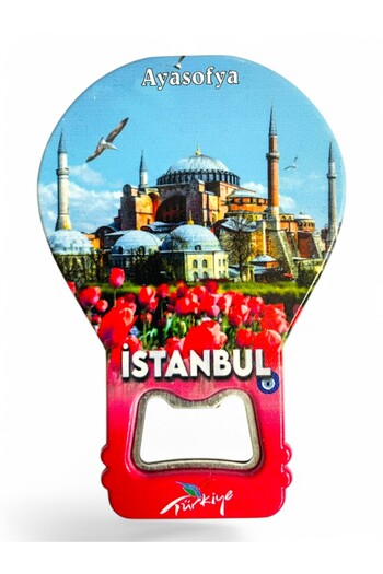 GALATA GIFT Bottle Opener Opener Magnet Balloon Shaped Istanbul Hagia Sophia Decorative Soda Soda Opener