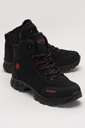 Liger Cold Proof Unisex Long Outdoor Trekking Boots Παπούτσια Μαύρα