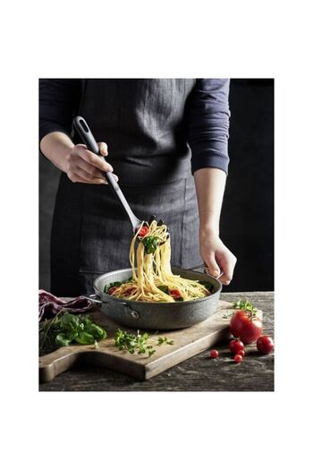BALLARİNİ Silicone Tongs Ladle, Spoon and Spatula Serving Set Ballarini 8 Pieces Red
