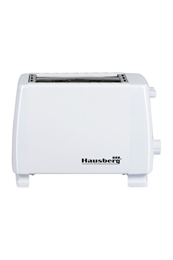 Hausberg Toaster HB-150AB, 750W, 7 settings, 2 slices, automatic shut-off, non-slip feet, White
