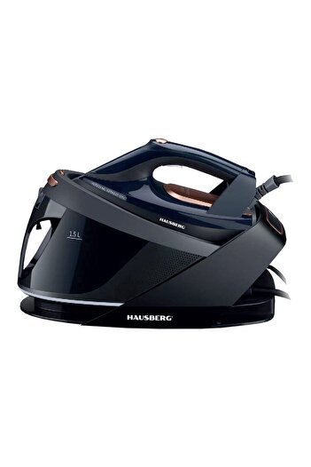 Hausberg Ironing station HB-7925NG, 3000W, 40-50g/min, 1.5l, self-cleaning, thermostat, ceramic, black