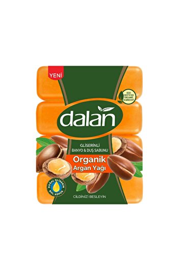 Dalan Organik Argan Oil Gliserinli Banyo&Duş Sabun 4X150 G