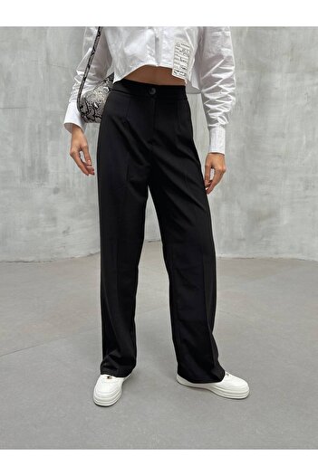 Bak'ap Premium Cotton High Waist Palazzo Pants