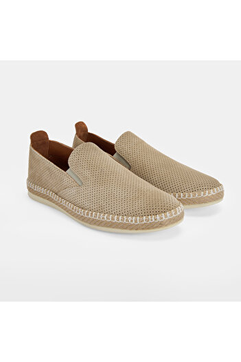 Desa Deniro Beige Men's Suede Casual Shoes