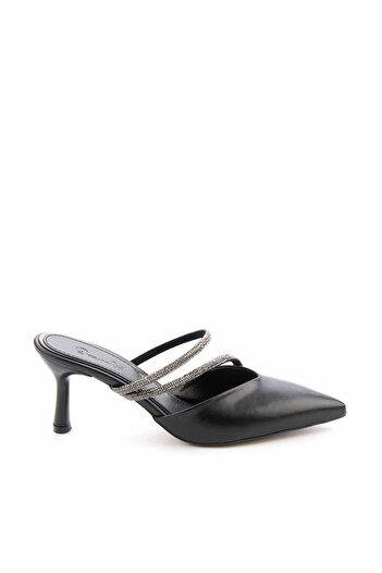 Bambi Women's Black Slippers K04227033609