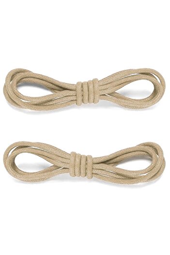 hapshoe 70 cm Cream Waxed Classic Shoelaces