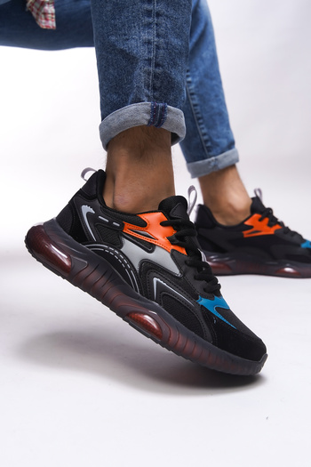 Riccon Frildorr Men's Sneakers 00121774   Black Orange