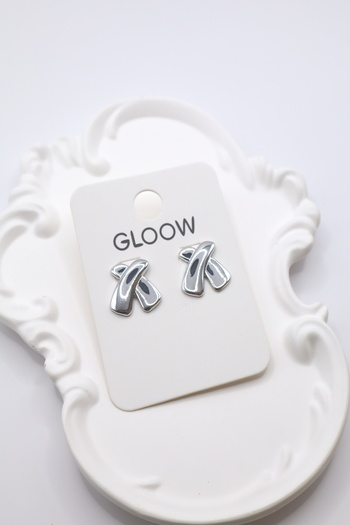 DEMOKAN Women's Earrings Flat Plate Cross Model 2cm Earrings