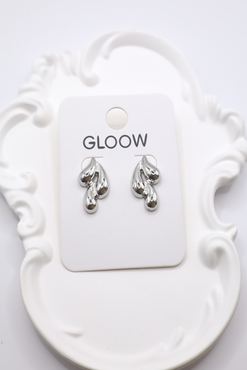DEMOKAN Women's Earrings Three Drops Model 3cm Earrings