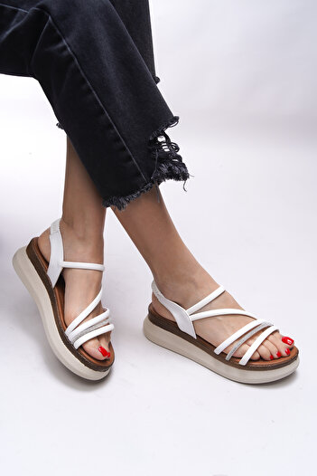 Riccon Adelrithe Women's Sandals - White 0012604