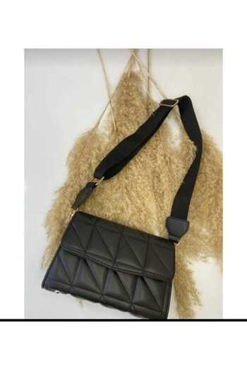 MAC&MOS Women's Black Mirrored Model Hand and Shoulder Bag