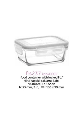 LAV Fresco 400 Ml 3 Pieces White Storage Container - Frs237