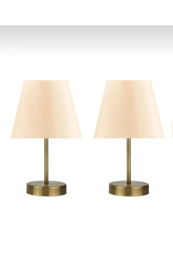 retro home design Eskitme Ayak Model İkili Krem Model Abajur Set Yatak Odası Salon