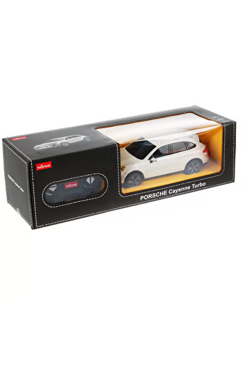Rastar REMOTE CONTROL CAR PORSCHE CAYENNE TURBO WHITE 1 TO 24 SCALE