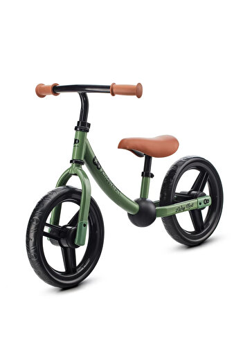 Kinderkraft Balance Bike, - 2way Next, Orange, 12inch, Light Green