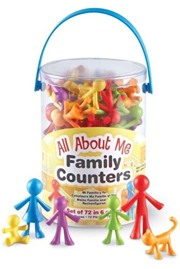 Learning Resources Blaturi de familie All About Me, 72 de piese