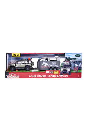 Simba Majorette Land Rover With Horse Trailer