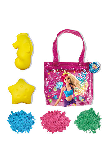 Lisciani Gentuta de plaja cu nisip kinetic - Barbie