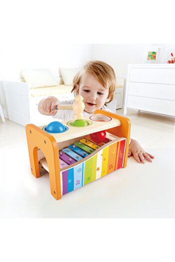 Hape Wooden Toy - Xylophone And Ball Hammer
