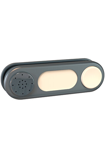 Smoby Electronic Doorbell For Children's Playhouse Doorbell Gray