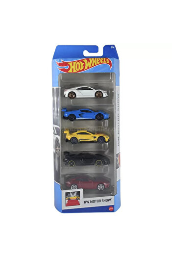 mattel Set 5 Masini Hot Wheels Hw Motor Show