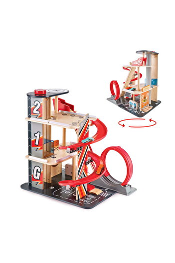 Hape Wooden Toy - Stunt Garage, Gearhead