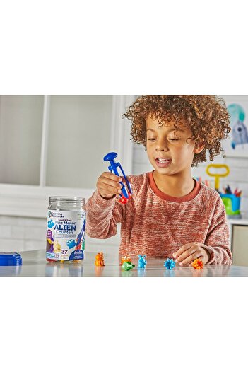 Learning Resources Alien Hold And Sort Thin Motor Development Set 37 Pieces