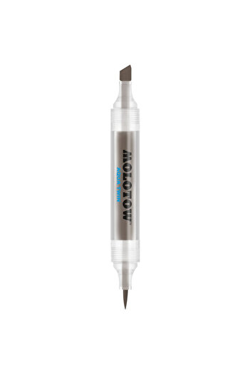Molotow Marker Cu Varf Dublu Aqua Twin 1mm/2-6mm Warm Grey