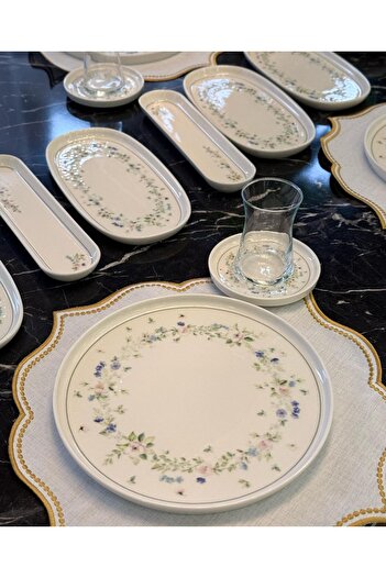 Onedekor 30 Piece 6-Person Porcelain Breakfast Set Sakura