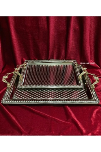FMS 2-Piece Rectangular Tea Tray 9050K
