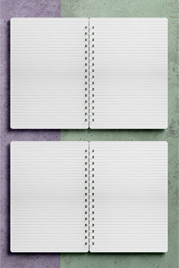 Miona A5 Spiral Hardboard Cover 120 Sheets Ruled School Notebook, Notebook