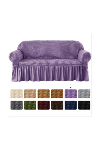 upmall Lycra Wrapped Sofa and Seat Cover - Single Set of 3