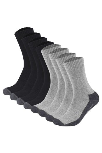camano Unisex Socken - Pro Tex Function, einfarbig, 8er Pack