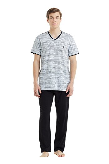 Blackspade Men's Pajama Set 30824 - Printed