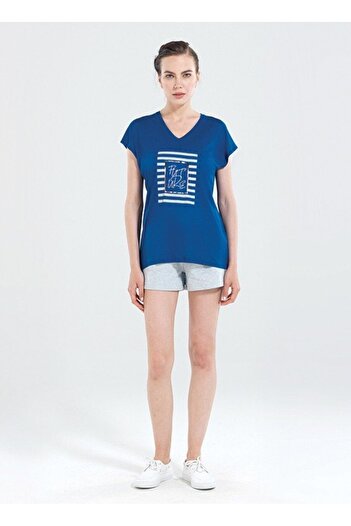 Blackspade Γυναικείο T-shirt 50223 - Navy Blue