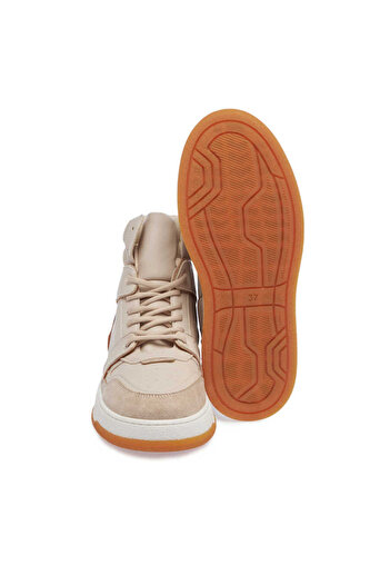 Tergan Bej Vegan Kadın Sneaker - K23S1AY66899-D67