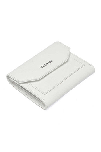 Tergan Білий шкіряний жіночий гаманець - S1cb00005809-s0k