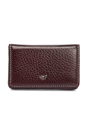 Tergan Θήκη επαγγελματικών καρτών Unisex από γνήσιο δέρμα Tan - S1KV00001546-A99