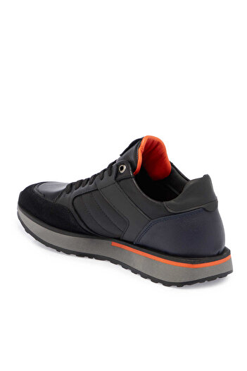 Tergan Siyah Hakiki Deri Erkek Sneaker - E23S1AY56381-A23