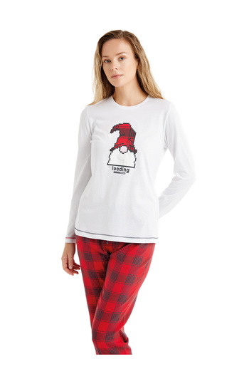 Blackspade White Women's Pajama Set 51622