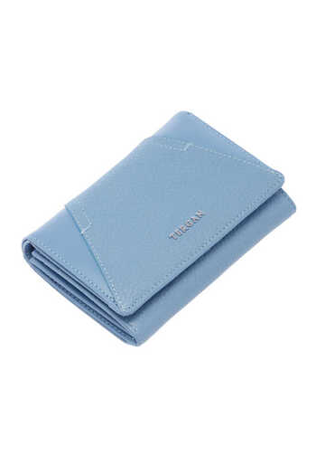 Tergan Blue Leather Women's Wallet - S1Cb 00005815 -T6L