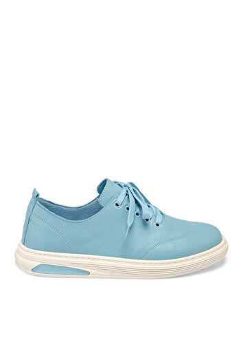Tergan Mavi Hakiki Deri Kadın Sneaker - K24I1AY67093-J61